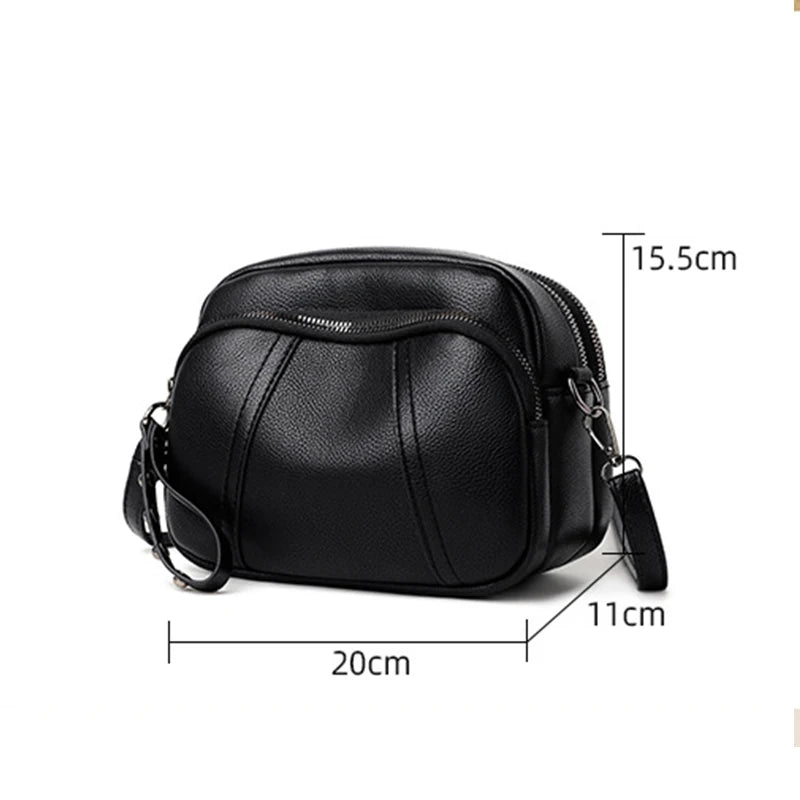 Sac à Main Femme Cuir Luxe – Pochette Bandoulière Élégante Mode Tendance