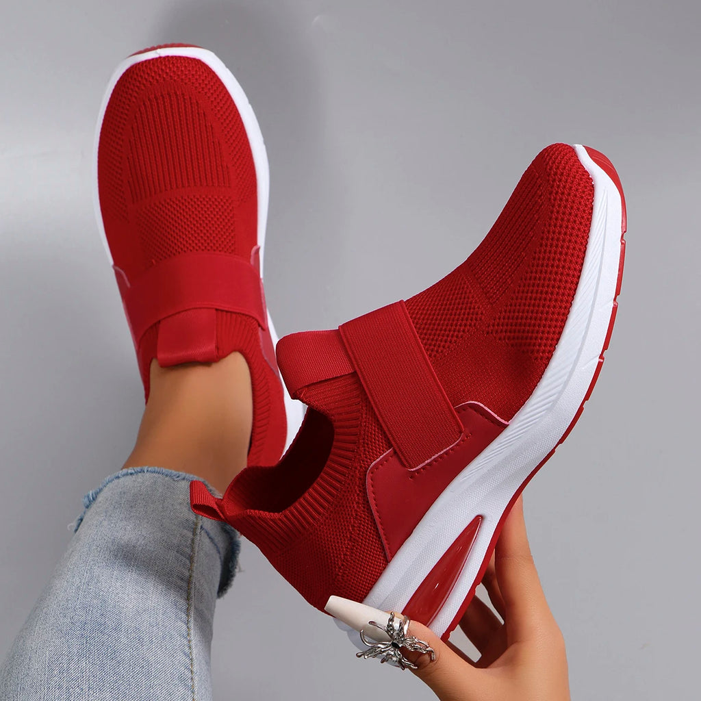 Chaussures Sport Flat Légères Non-Slip Femme – Respirantes Résistantes Casual Printemps