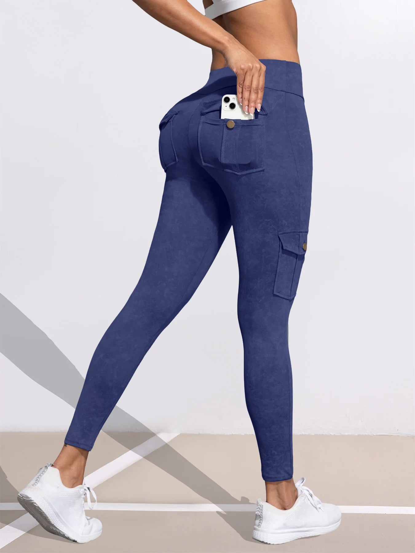 Damen Shaping-Leggings mit Taschen – Push-up-Effekt, Fitness & Streetwear | 1er- oder 3er-Pack