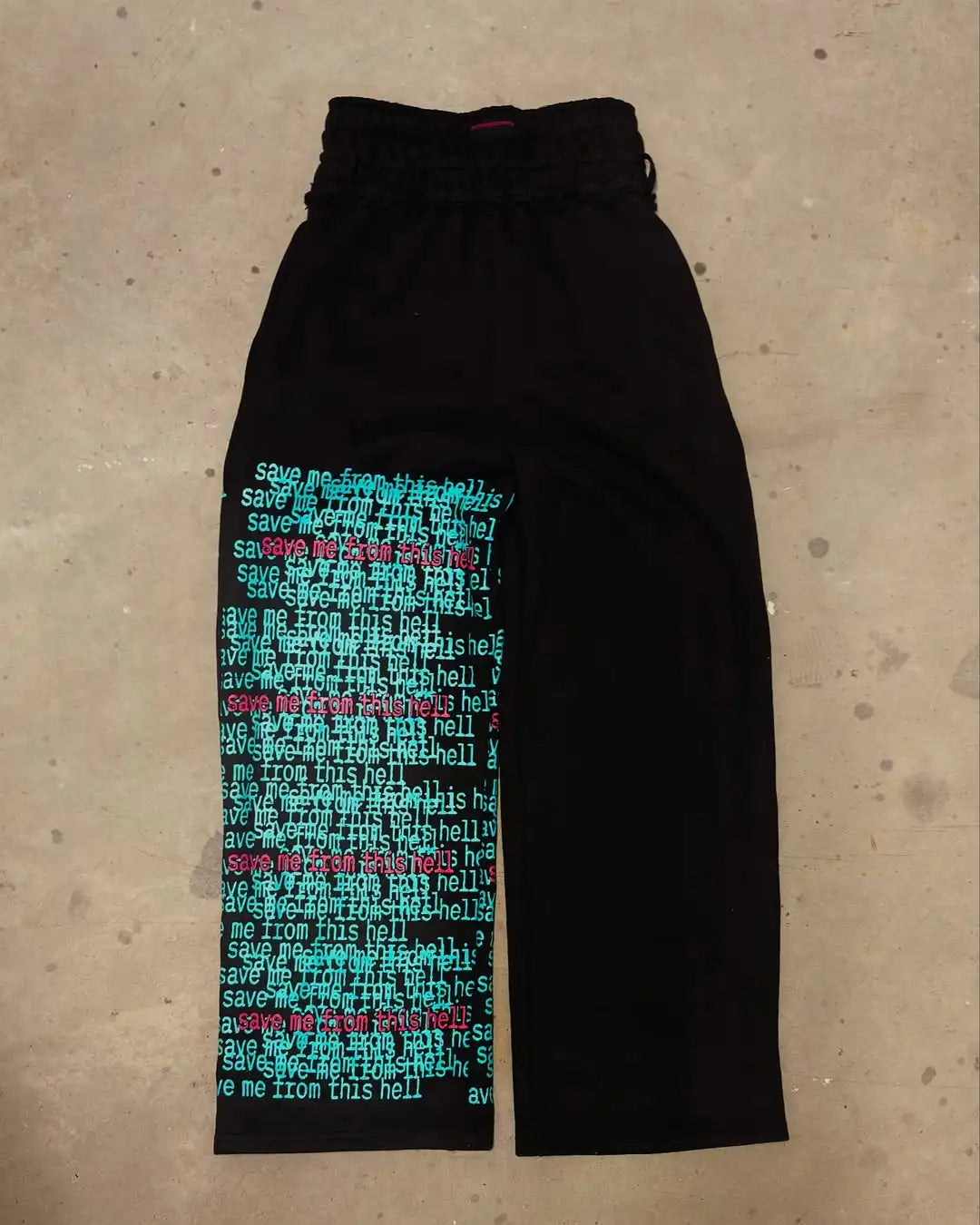 Pantalon Homme Rétro Double Ceinture Hip-Hop Gothic Harajuku Loose Y2K Imprimé Lettres Sport Streetwear Tendance Confortable Intemporel – Pantalon Y2K Premium Double Ceinture Hip-Hop Gothic | Mode Homme Streetwear Y2K Premium
