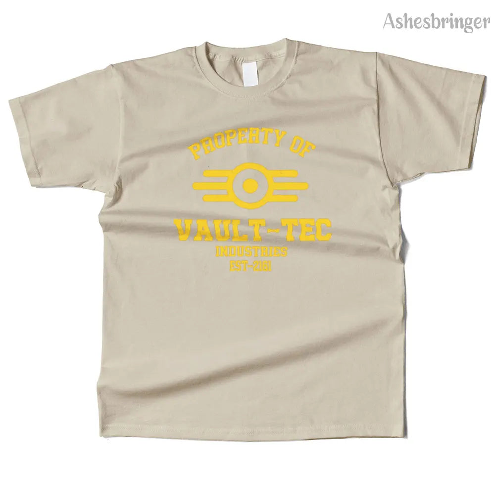T-Shirt Unisexe Coton Vault-Tec Graphic Streetwear Casual – Tee Gaming Fallout Fan Art Homme & Femme | Mode Geek Pop Culture