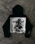 Sweat À Capuche Femme Y2K Retro Zip Harajuku Slim Sexy – Broderie Tête de Mort Gothique | Automne