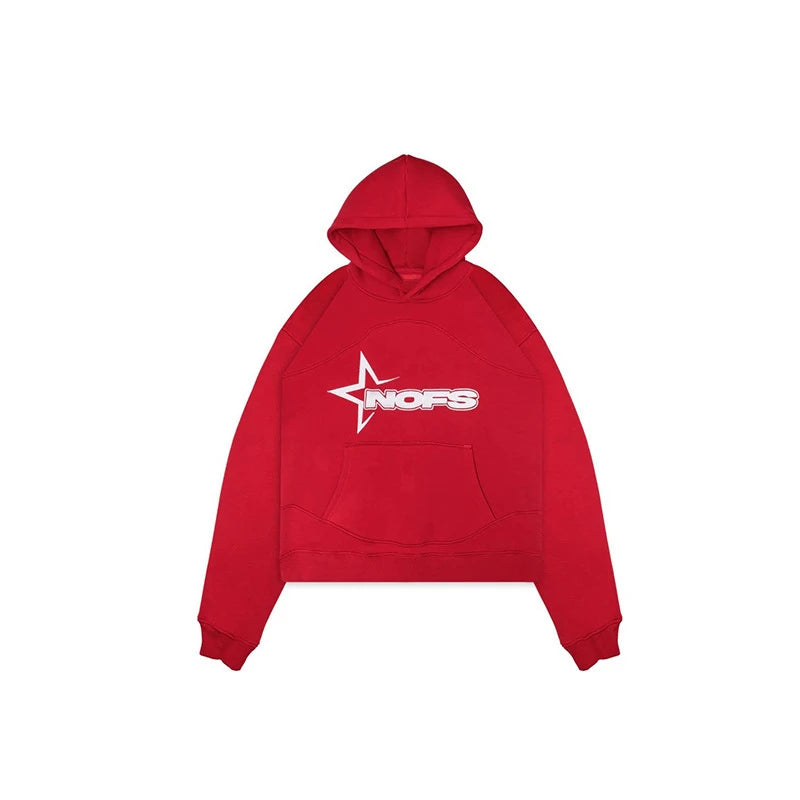 Sweat à Capuche Homme Y2K Harajuku Hip Hop Imprimé Lettres Loose Punk Rock Gothic Goth Streetwear Tendance Alternatif Urbain – Hoodie Y2K Premium Goth Streetwear | Mode Homme Y2K Alternatif Premium