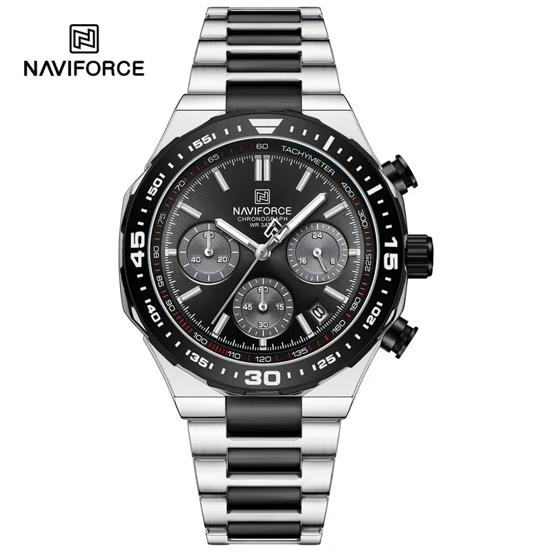 Montre Homme Naviforce Business Classique Quartz – Acier Inoxydable Étanche Fashion 2024