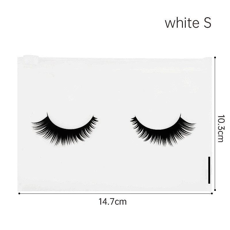 Pochettes Aftercare Extension Cils – Lot 10 Pcs avec Fermeture Éclair | Emballage Professionnel