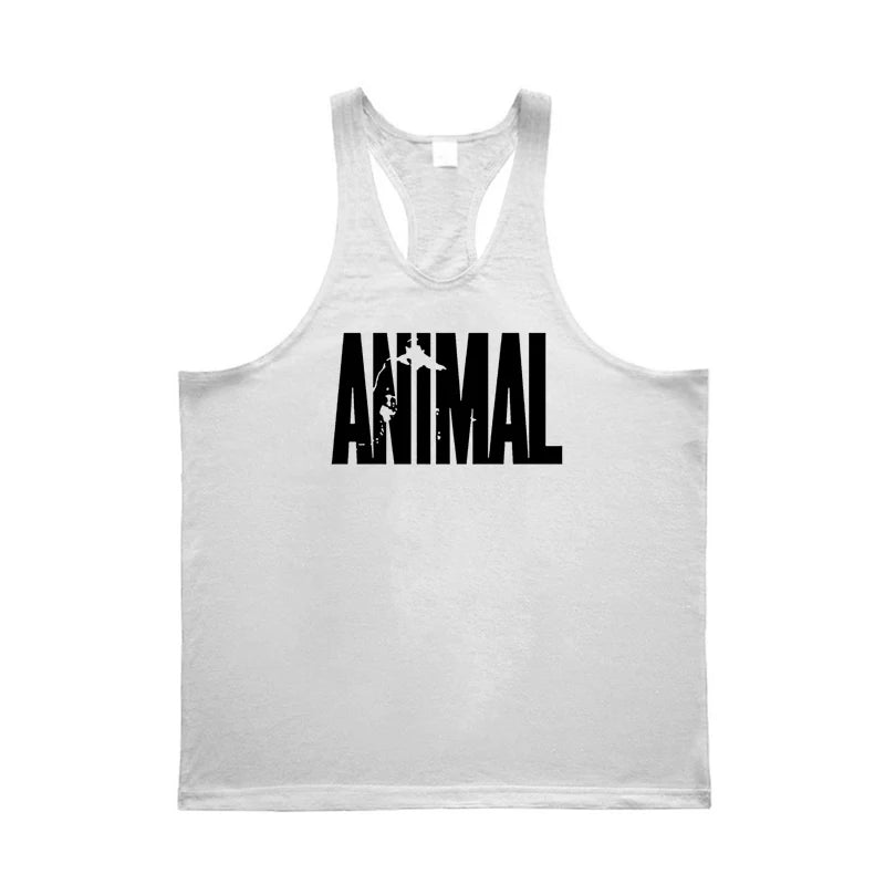 Herren Tanktop Gym Bodybuilding Fitness Print TIER Baumwolle Racerback Stringer Ärmellos Muskeltraining Bequem Leistungsstark Trend – Premium Gym Tanktop TIER Racerback Stringer Bodybuilding | Premium Herren Fitness Mode