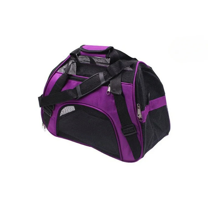 Sac Transport Chat & Chien Portable Mesh Respirant Pliable – Sac à Main Voyage Petite Race | Transport Animaux de Compagnie