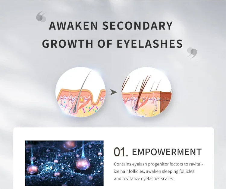 Fast Eyebrow Growth Serum Eyelash Hair Growth Anti Hairs Loss Product Prevent Baldness Fuller Thicker Lengthening Eyebrow Makeup