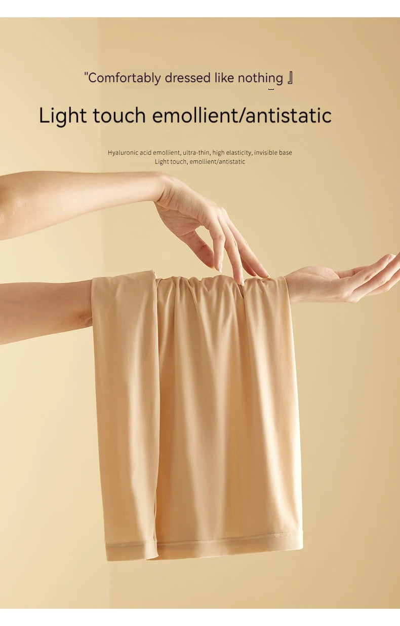 Set Sous-Vêtements Thermiques Femme - Ultra-Fins & Invisibles Automne Hiver