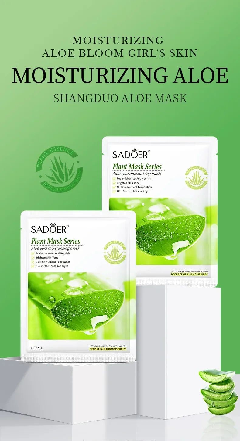 Set 8 Masques Visage Naturels - Hydratation & Fermeté K-Beauty