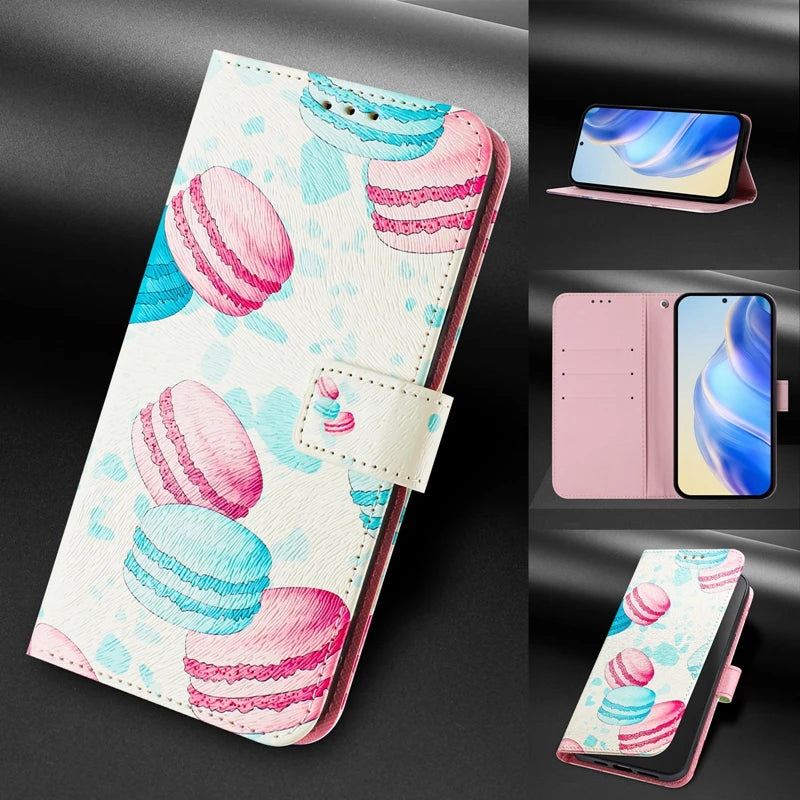 Coque Portefeuille OPPO A5 Pro 5G – Flip Case Cartoon Peint Fantaisie CPH2695