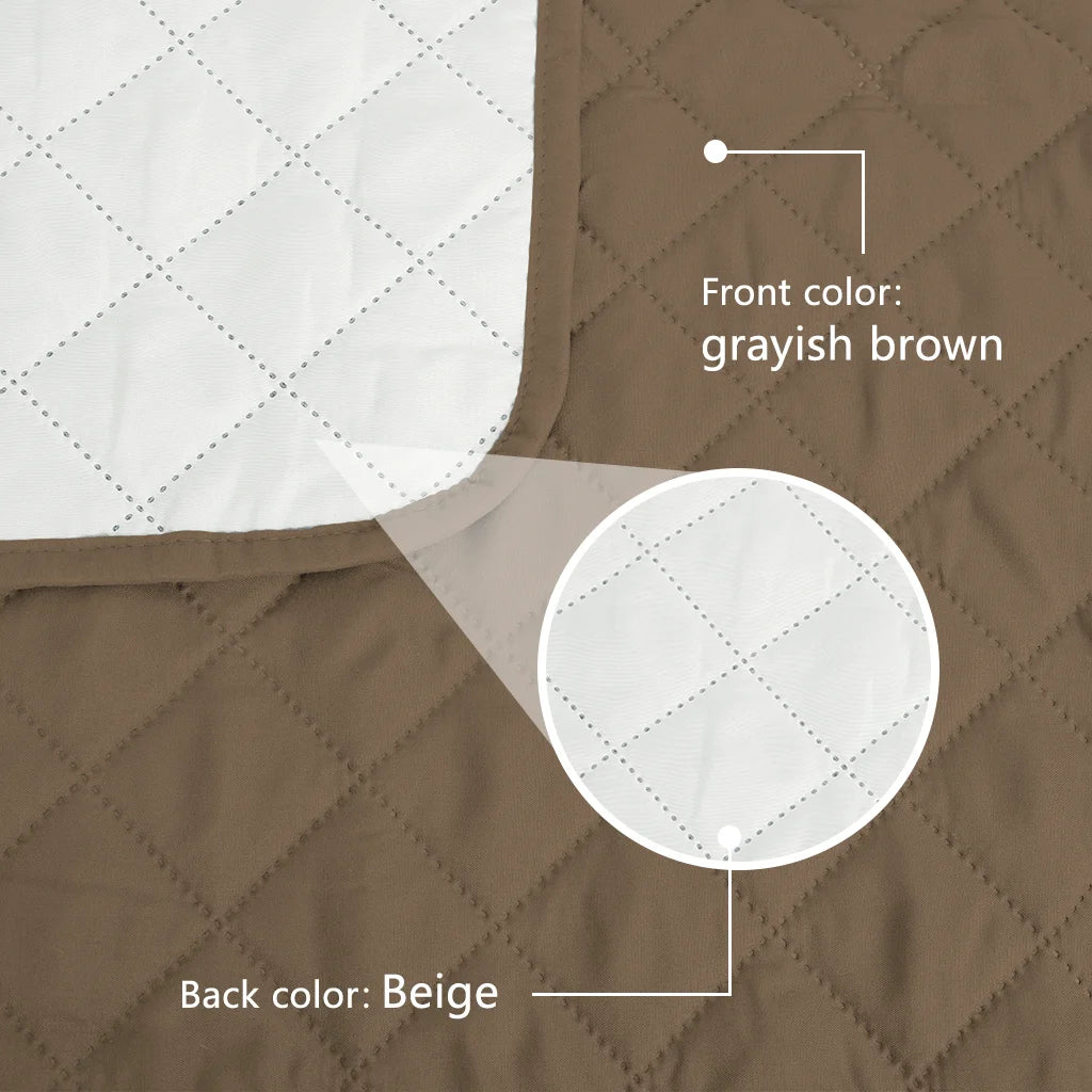 Housse Canapé Matelassée Imperméable Antidérapant Sangles Élastiques – Protège Canapé Lavable Enfants & Animaux | Déco Maison