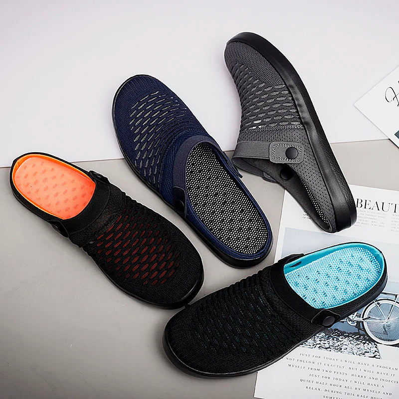 Sandales Mesh Respirantes Slip-on Homme Plage – Légères Fashion Été Casual