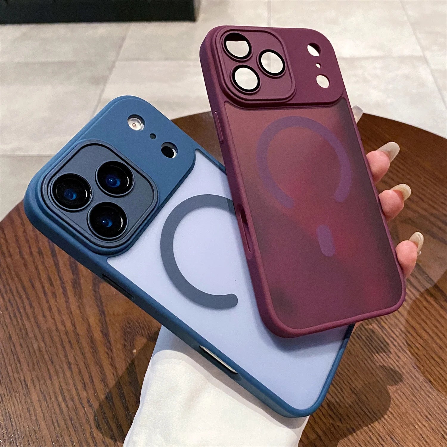 Coque iPhone 17 Pro Max Air Matte Magnétique – Compatible Magsafe iPhone 17 Air 17 Pro