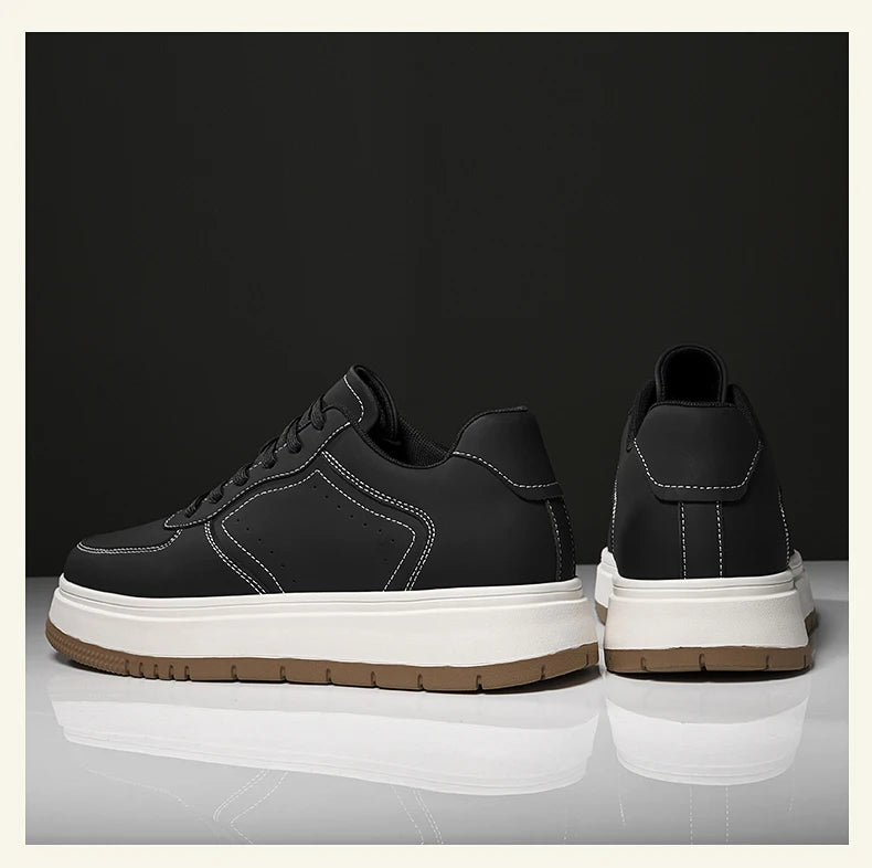 Chaussures Rehaussantes Homme 10/8/6CM Invisibles – Sport Blanches Grande Taille 37-44