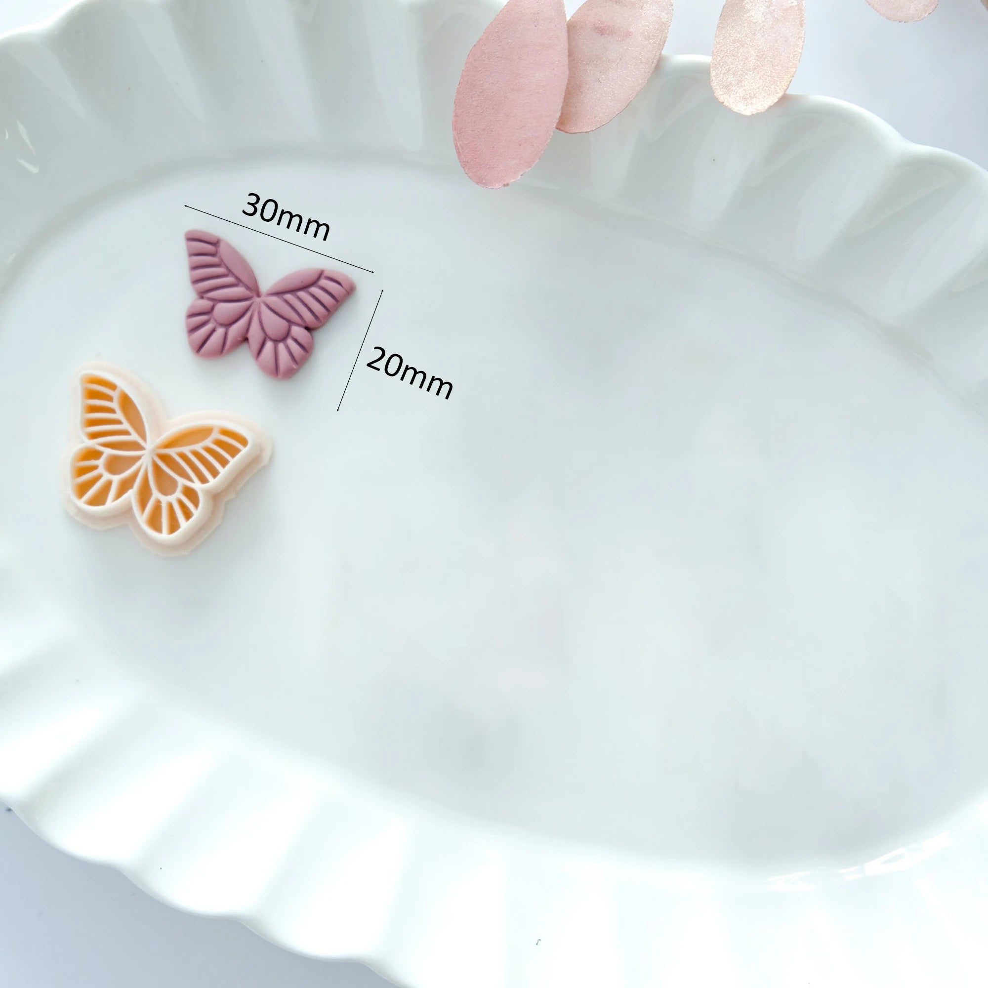 Set 3 Emporte-Pièces Papillon Argile Polymère — Moules DIY Boucles d'Oreilles Boho