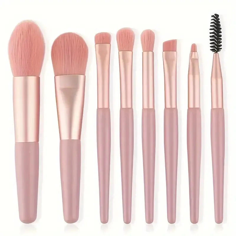 Set Pinceaux Maquillage Professionnel – Fond de Teint, Poudre, Fard à Paupières & Kabuki | Ultra-Doux & Précis