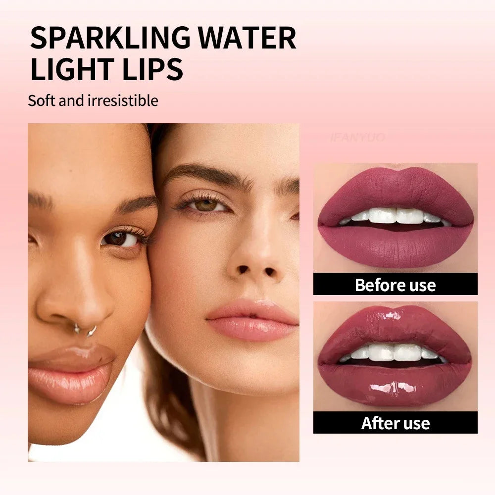 Gloss Lip Oil Nude Brun Repulpant – Hydratant Fruit Transparent | Lèvres Douces & Brillantes