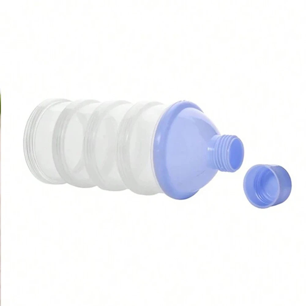 Tragbarer Milchpulverportionierer 4/5 Fächer – Babynahrungs-Snackspender