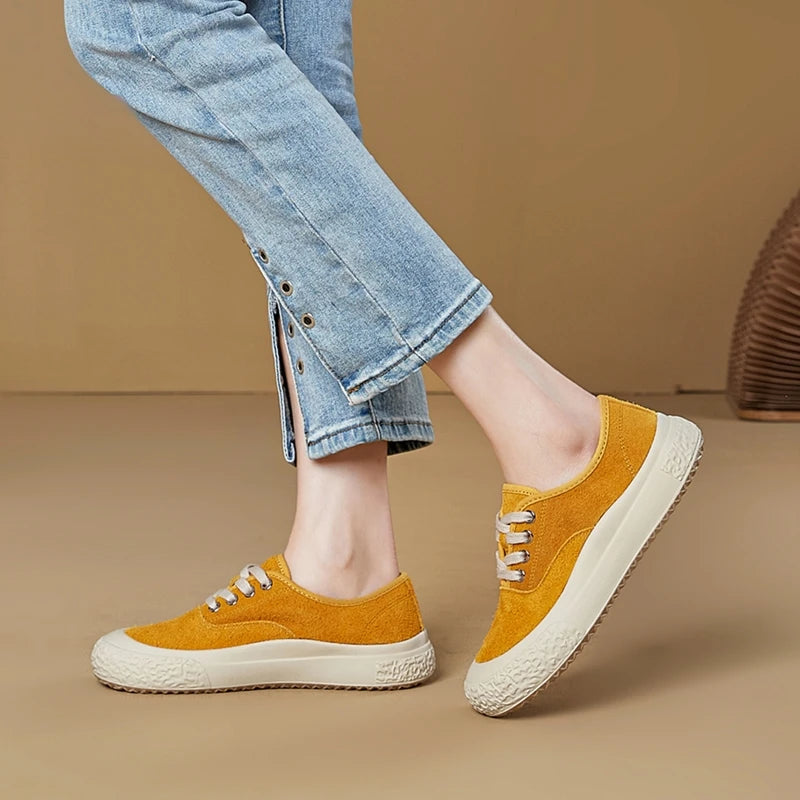 AIYUQI Ballerines Bout Carré Grande Taille 2026 – Flat Casual Sneakers Femme Élégantes
