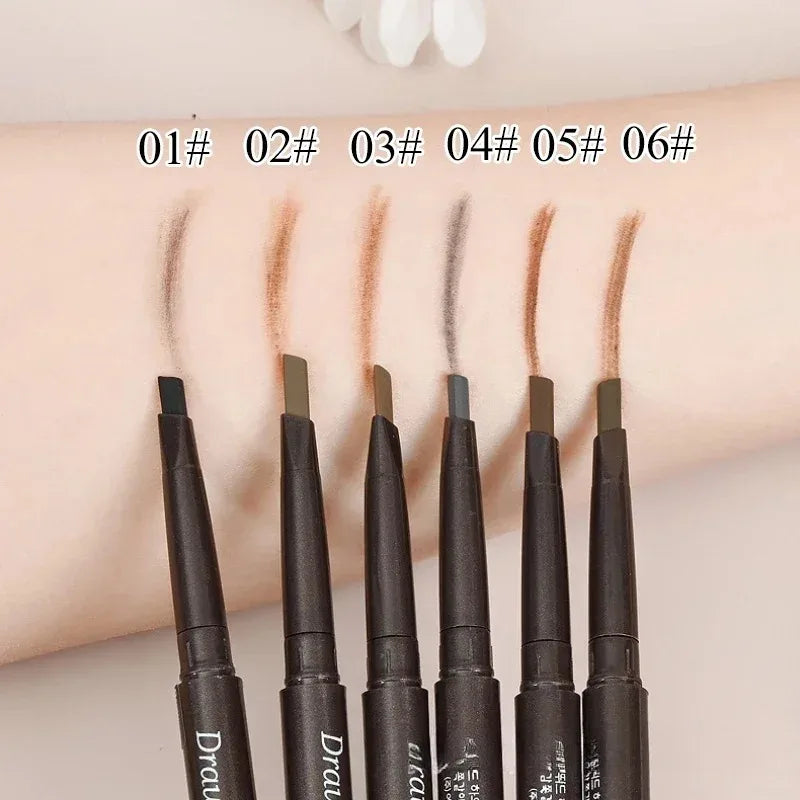 Crayon Sourcils Double Embout – Ultra-Fin Waterproof Longue Tenue | Maquillage Professionnel