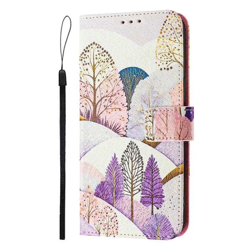 Coque Portefeuille OPPO A5 Pro 5G – Flip Case Cartoon Peint Fantaisie CPH2695