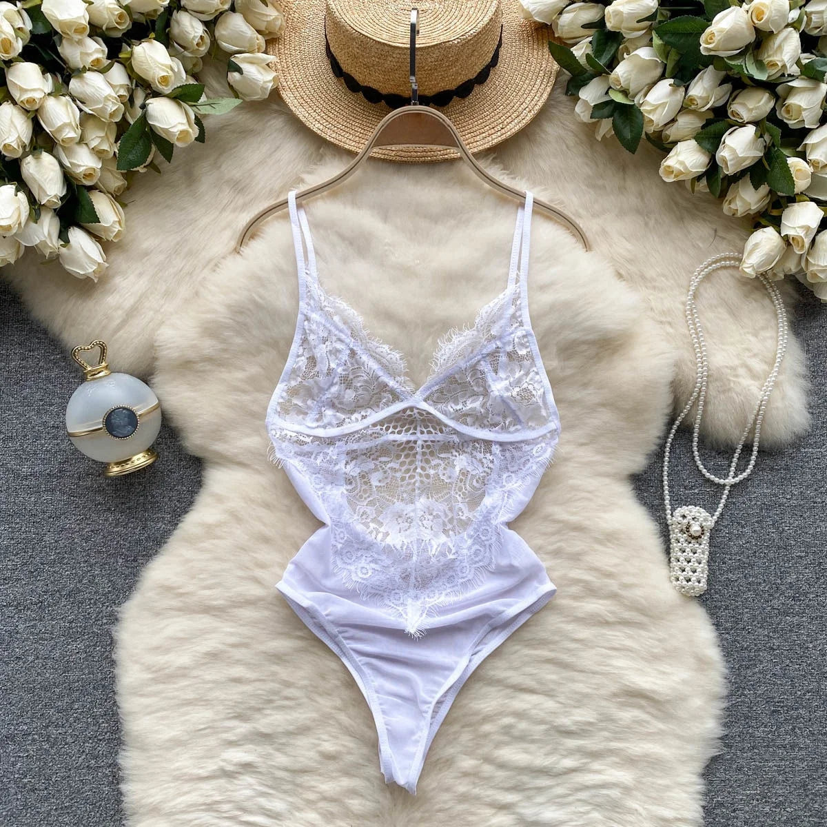 Combinaison Lingerie Femme Sexy Lapin Cosplay Déguisément Dos Nu Ajourné – Costume Roleplay Kawaii | Soirée