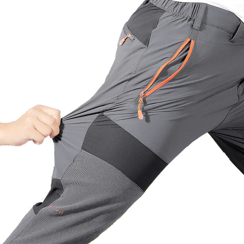 Pantalon Homme Randonnée Outdoor Stretch 4 Directions – Séchage Rapide Léger Respirant Été Alpinisme | Mode Homme Sport Premium