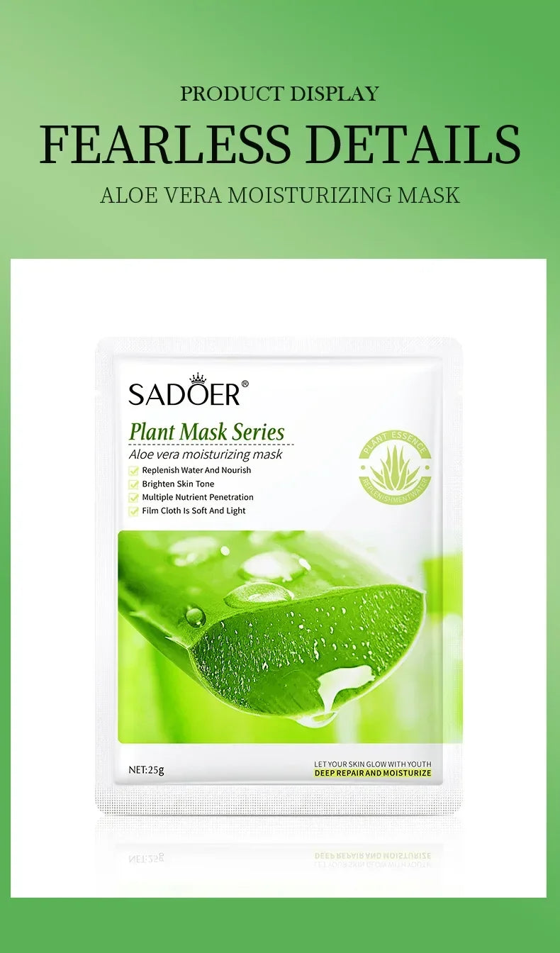 Set 8 Masques Visage Naturels - Hydratation & Fermeté K-Beauty