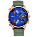 Montre Homme XINEW Quartz Nylon Casual – Fashion Student Sport Tendance Montre Homme