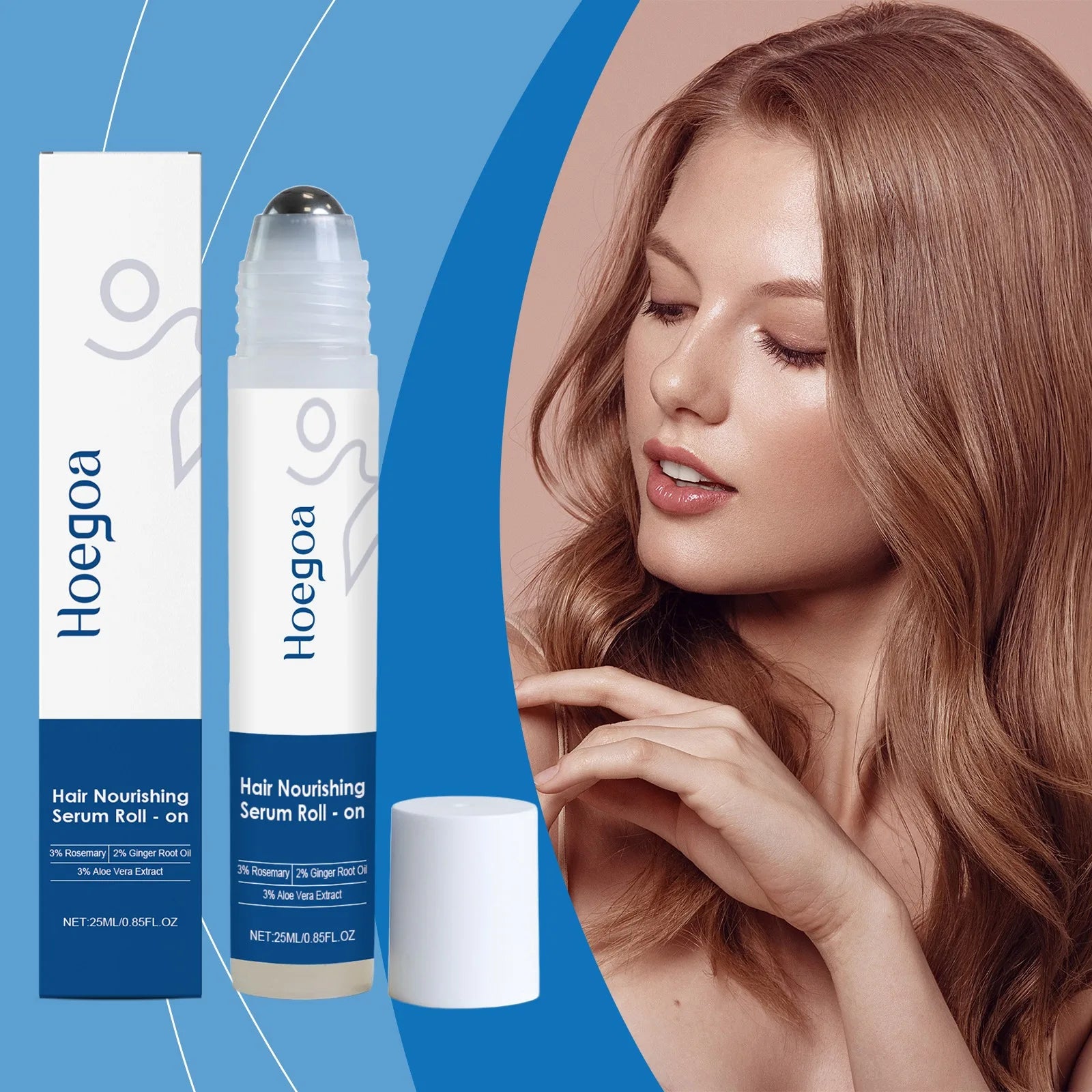 Roller Essence Romarin - Croissance Capillaire & Santé du Cuir Chevelu