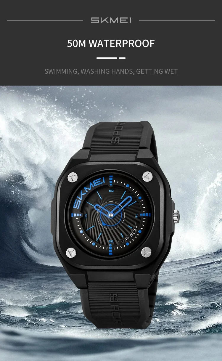 Montre Homme SKMEI 2329 Sport Business Quartz – Étanche Alarme Fashion Multifonction