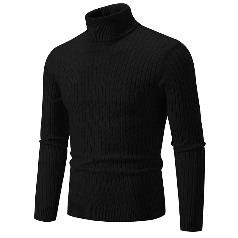 Herren Rollkragenpullover Gestrickt Wolle Warm Winter Uni Casual Outdoor Bequem Weich Elegant Zeitlos – Premium Rollkragenpullover Winter | Premium Herrenmode Winter