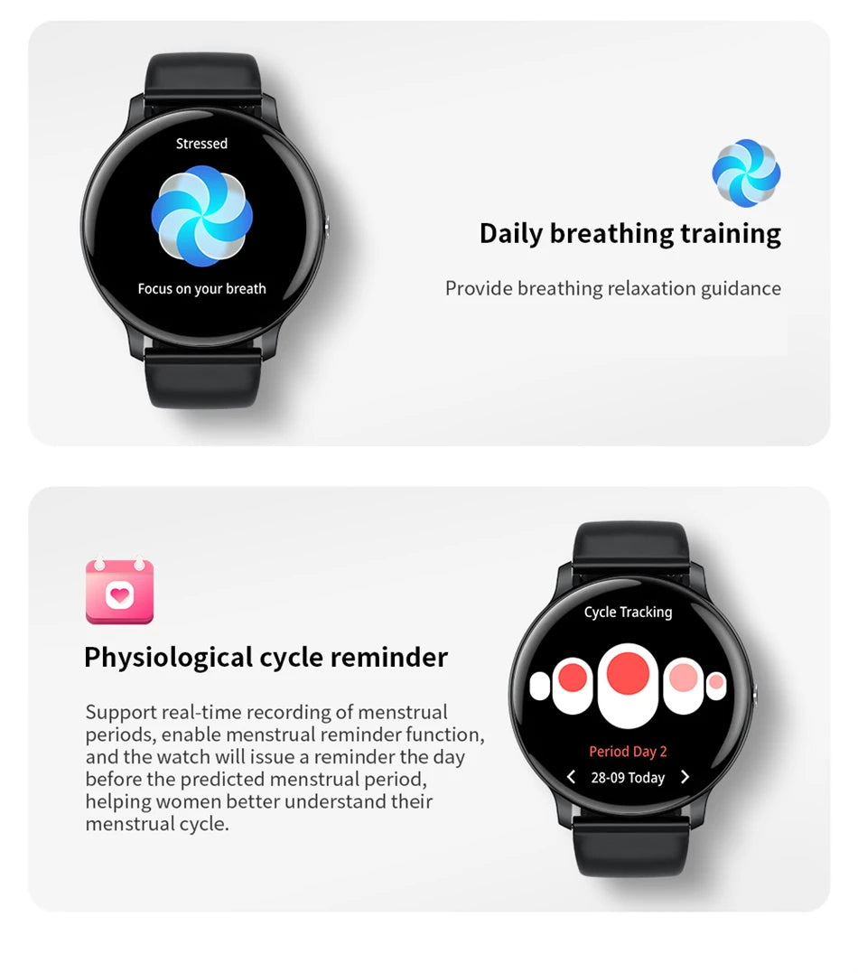 Smartwatch Unisexe 1.39" Appels Messages Sport Calories Météo Cadran DIY Personnalisable Homme Femme Étanche | Smartwatch Unisexe Multifonction Premium