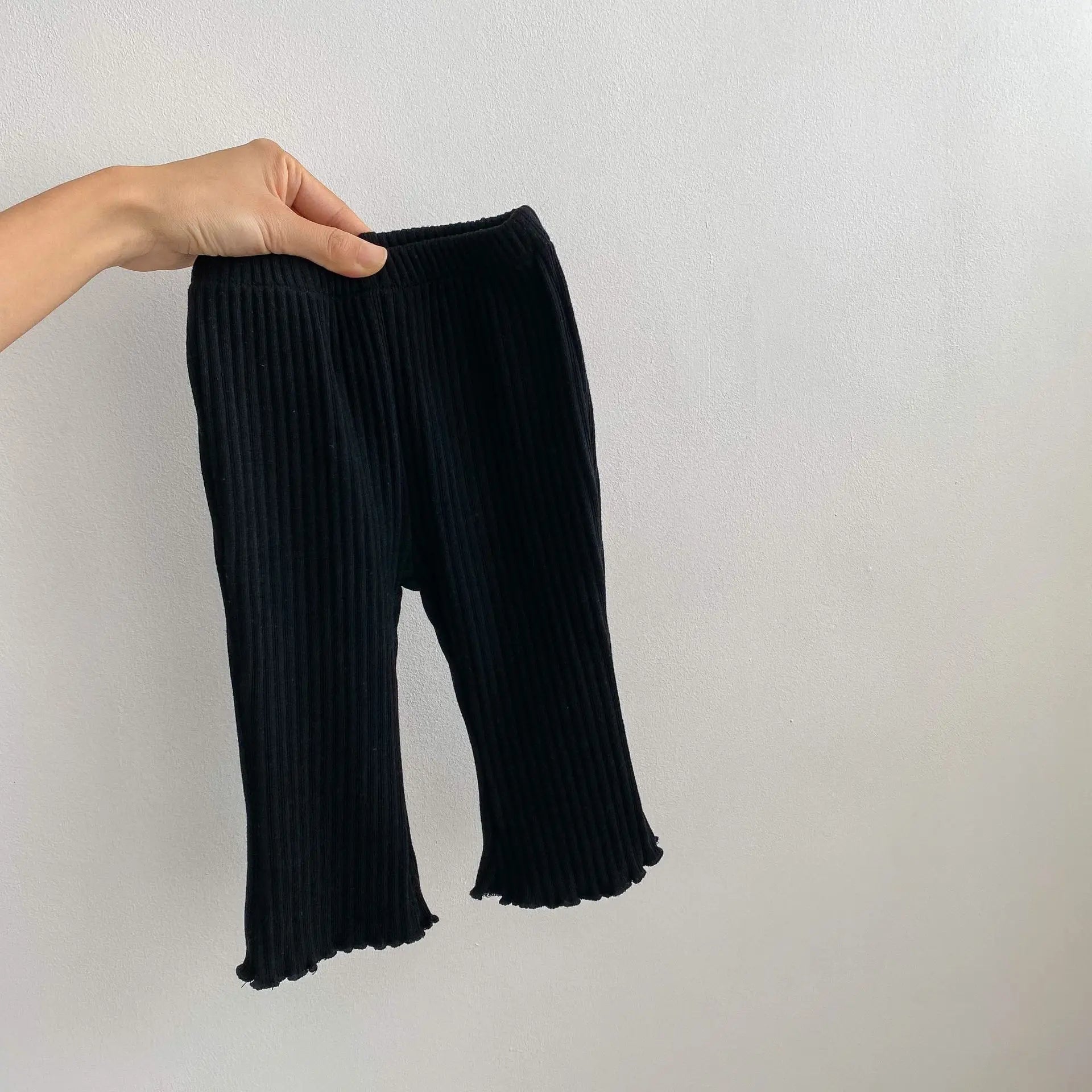 Pantalon Bébé Slim Élastique Couleur Unie – Legging Léger Été Nouveau-Né Garçon Fille Toddler