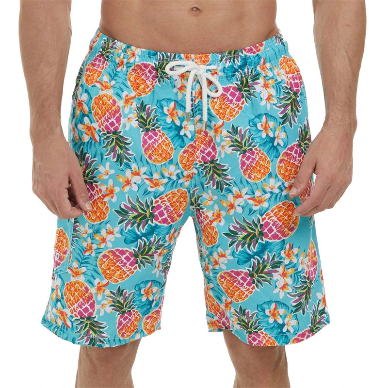 3D-Badehose bedruckt für Herren und Damen – Strandhose Volleyball Sport Gym Sommer