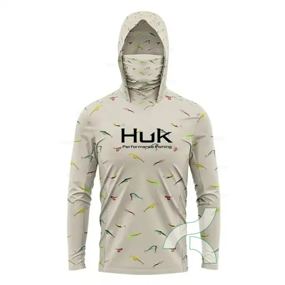 HUK Performance Fischerhemd Langarm – UV-Schutz, Kapuze & schnelltrocknend