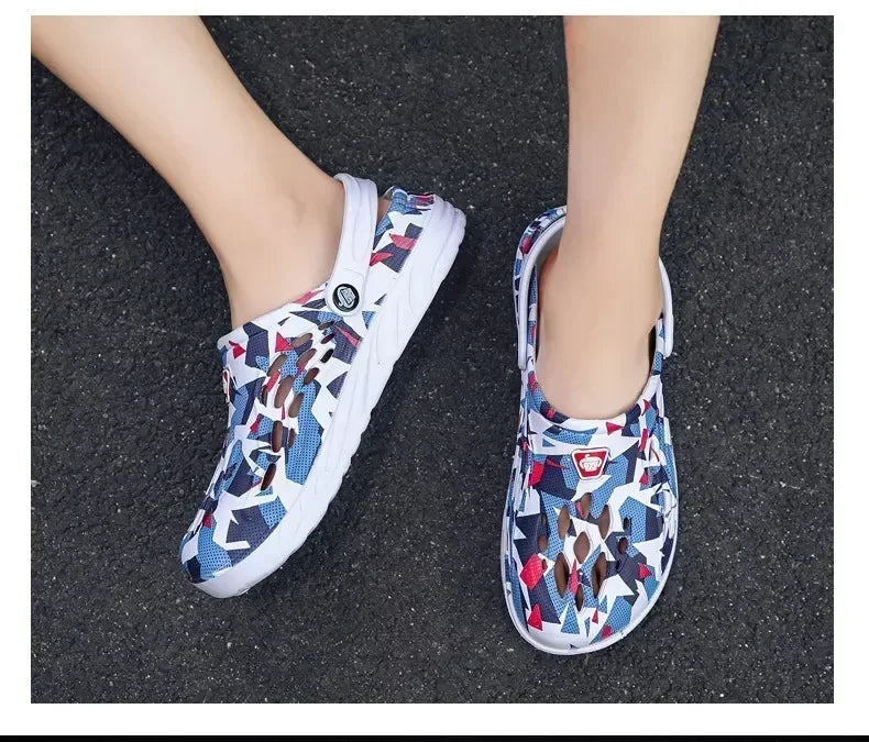 Clogs Sandales Respirants Homme Femme Plage 2025 – Confortables Semelle Douce Casual