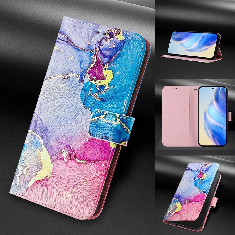 Coque Portefeuille OPPO A5 Pro 5G – Flip Case Cartoon Peint Fantaisie CPH2695