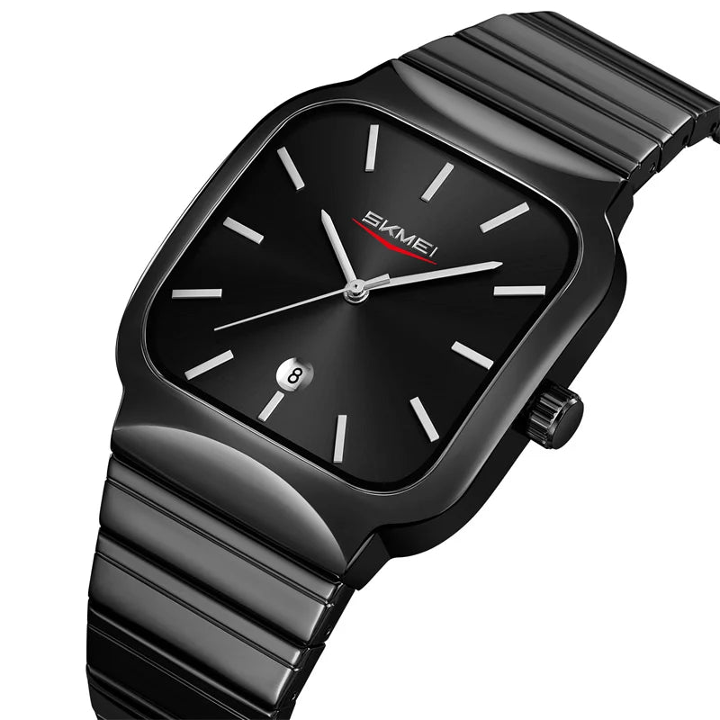 Montre Unisexe SKMEI Luxe Quartz Bracelet Acier – Analogique Date Étanche Fashion