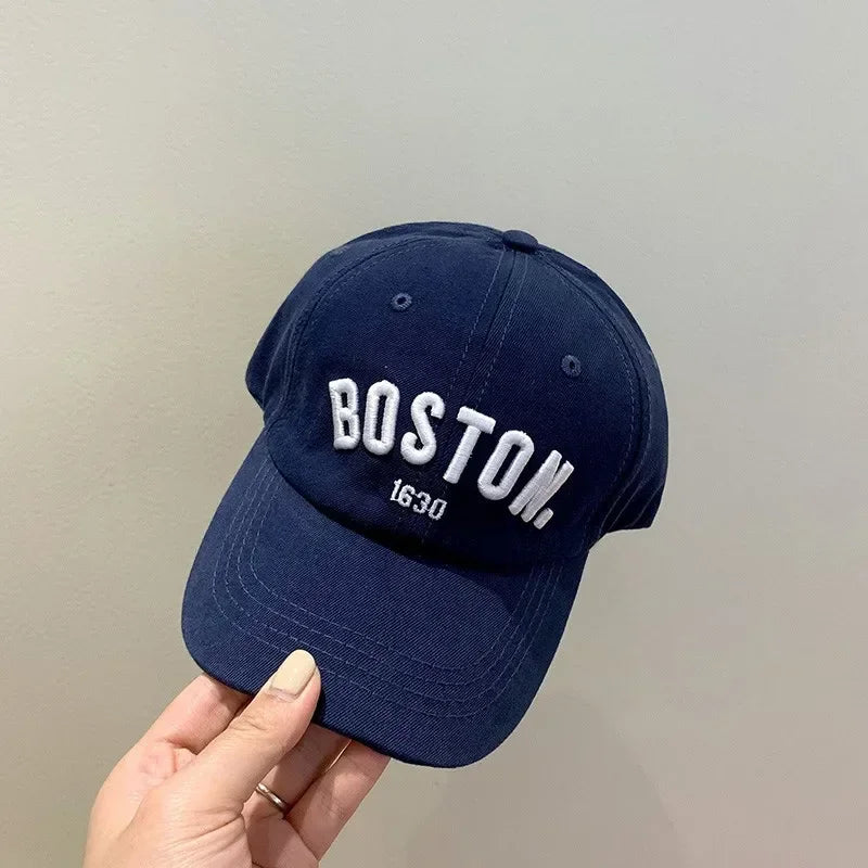 Casquette Baseball Enfant Brodée Lettre Unisexe – Bob Soleil Réglable Printemps Été Garçon Fille Bébé