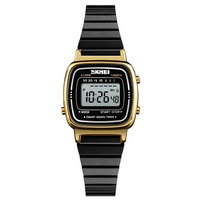 Montre Femme SKMEI 1901 Digital Chrono Calendrier Petit Cadran Étanche – Luxe Fashion Tendance