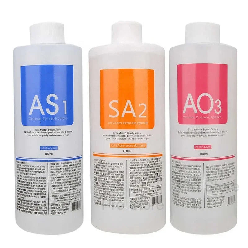 Professionelles Aqua Peel Serum AS1 SA2 AO3 – Hydra-Dermabrasions- und Tiefenreinigungslösung für das Gesicht