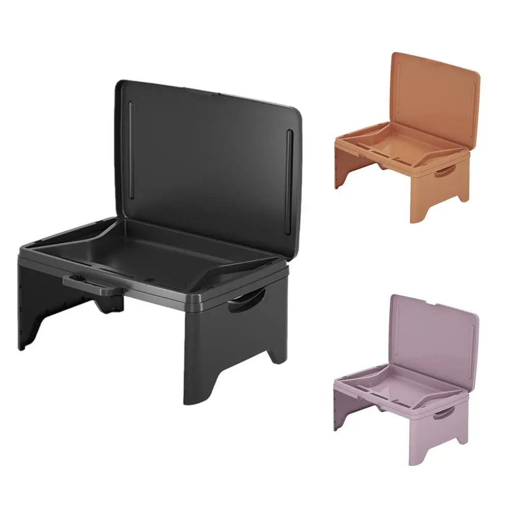 Bureau Pliable Voiture Multifonction – Plateau Laptop, Rangement Snack & Boisson, Table Lecture Enfant | Accessoire Voiture