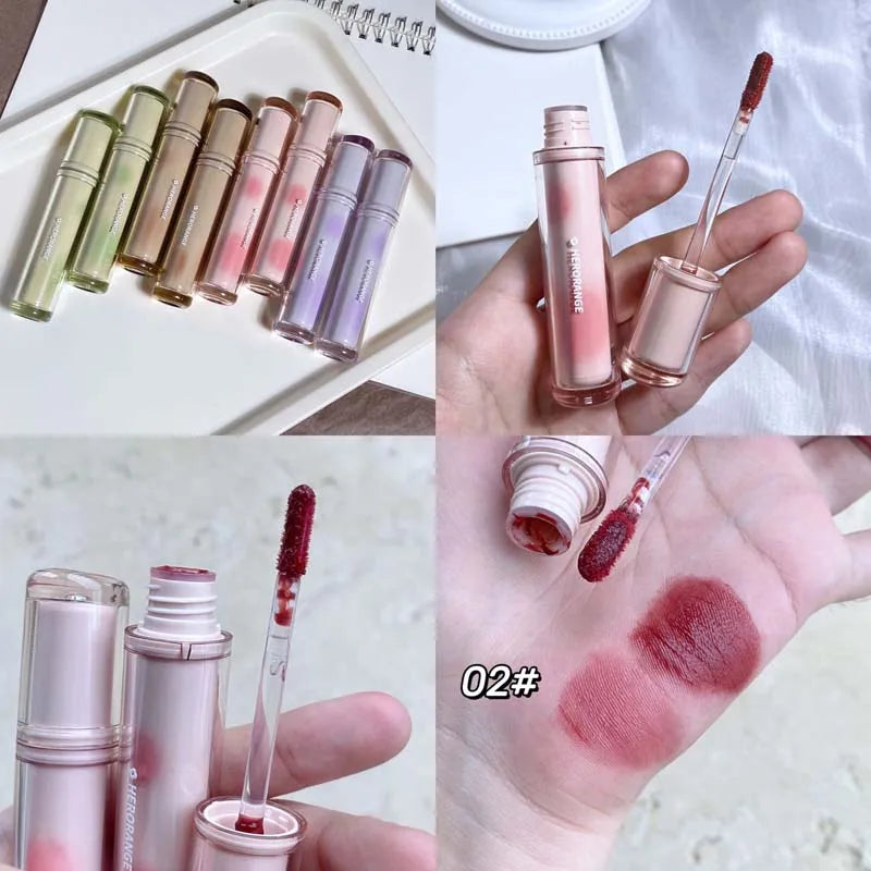 Gloss Miroir Iced Tea – Lip Glaze Jelly Transparent Waterproof | Rouge à Lèvres Liquide Effet Glacé