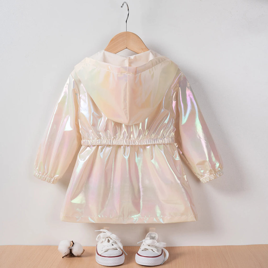 Veste Légère À Capuche Fille – Coupe-Vent Tendance Printemps Été Style Fashion
