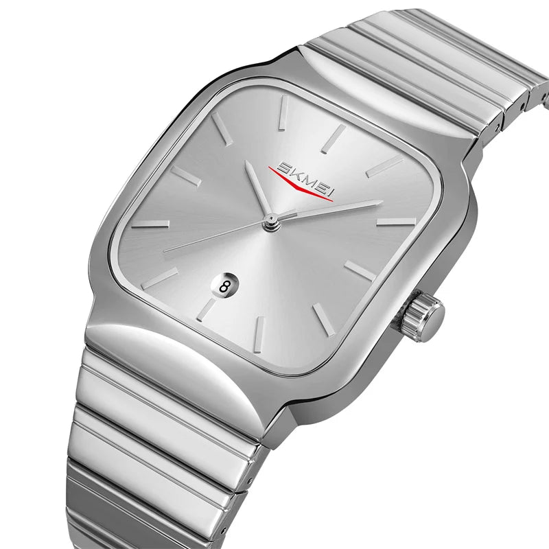 Montre Unisexe SKMEI Luxe Quartz Bracelet Acier – Analogique Date Étanche Fashion