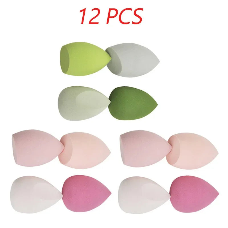 Lot 4 Éponges Maquillage Blender Puff – Fond de Teint, Poudre & Correcteur | Application Douce & Uniforme | Accessoire Beauté