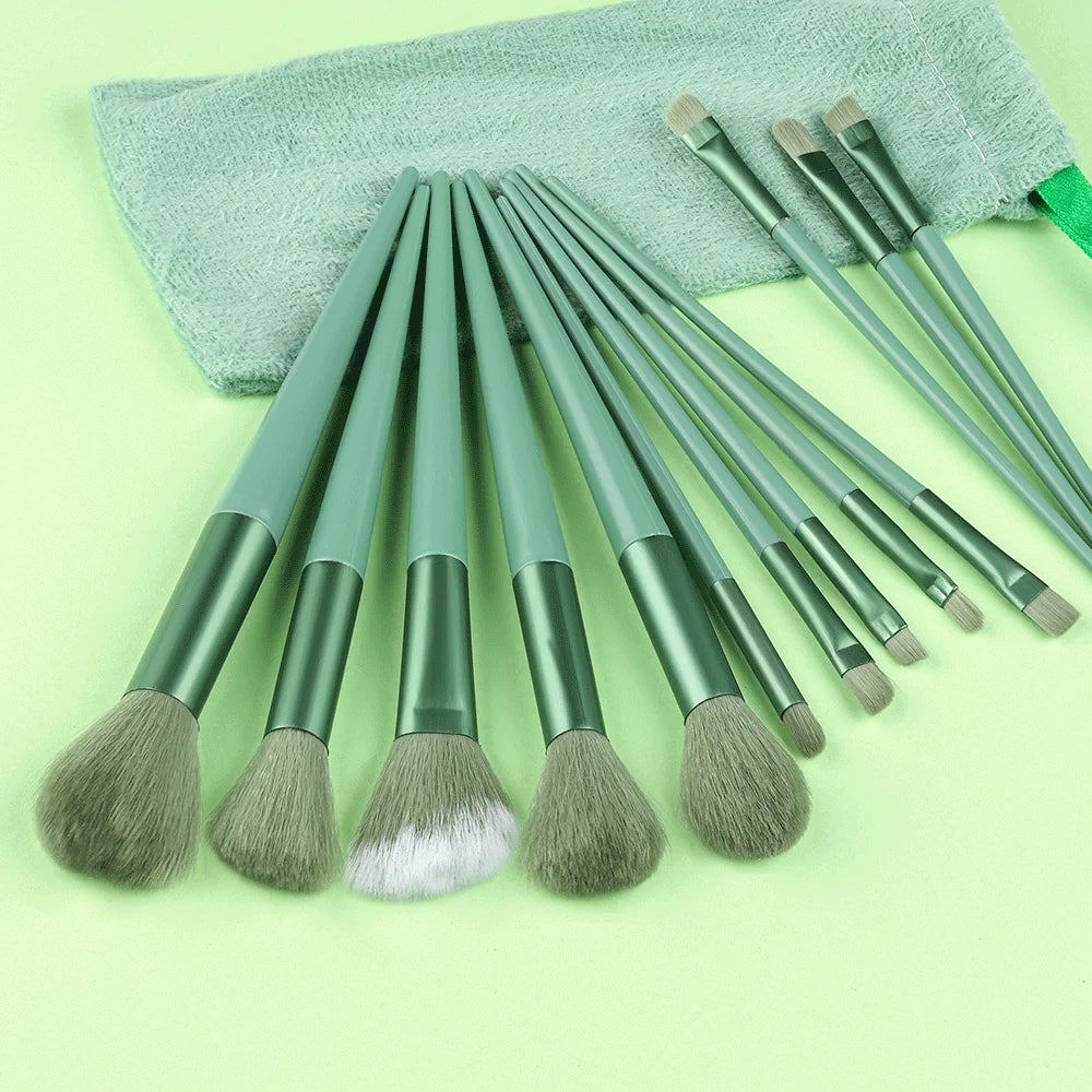 Set de Pinceaux Maquillage 13 Pièces - Synthétiques Premium
