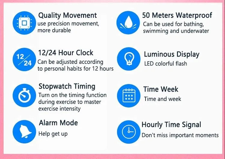 Montre Enfant UTHAI CE02 Quartz Colorée – Fille Garçon Étanche 50M Sport Student